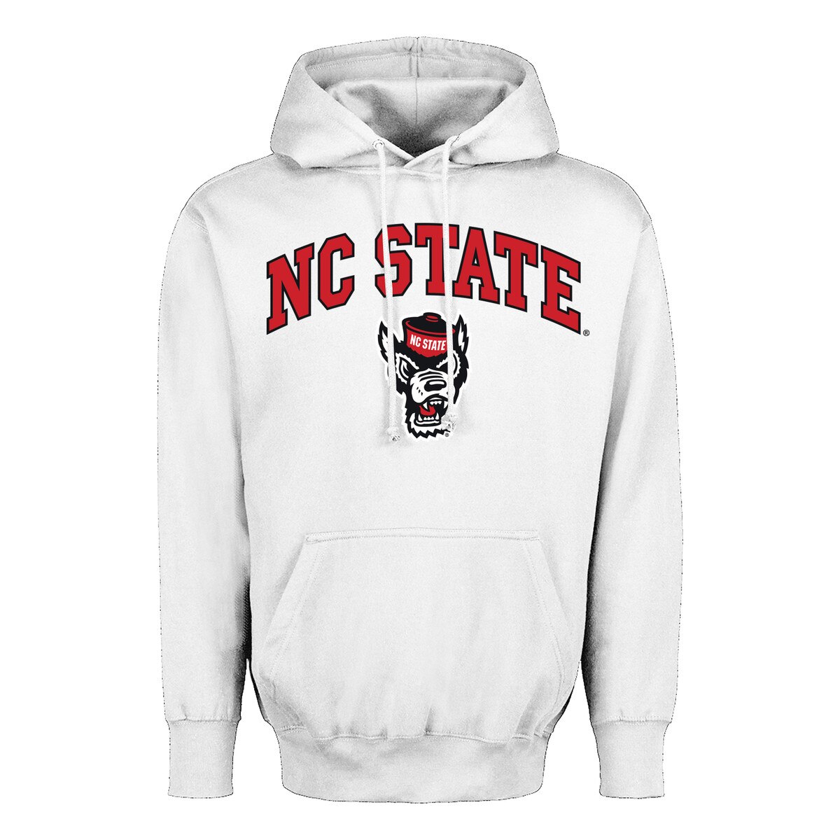 White Hood Sweat - NC State / Wolfh